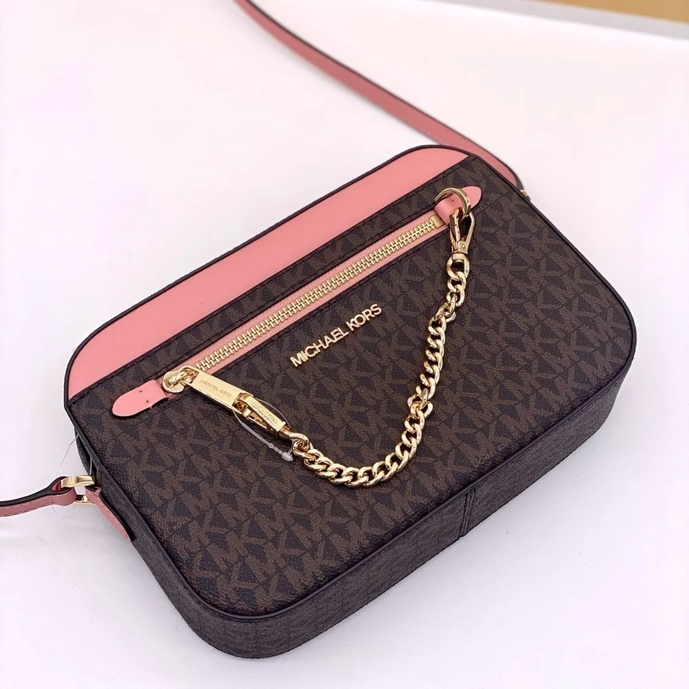Michael Kors Jet Set Travel EW zip Chain Crossbody Primrose Multi